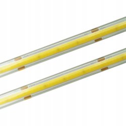 1mb TAŚMA LED COB 48V 8W IP67 NEON PRO linia CIEPŁA termococon wodoodporna