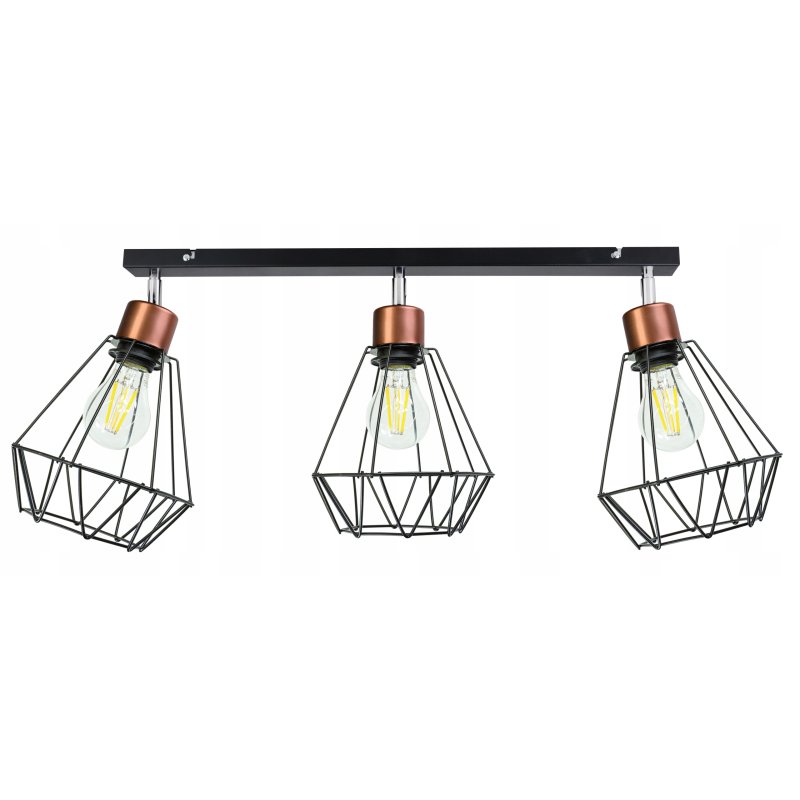 LAMPA plafon SUFITOWA ŻYRANDOL loft BRYLANT DRUT B