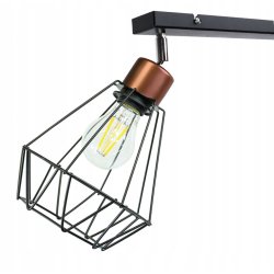LAMPA plafon SUFITOWA ŻYRANDOL loft BRYLANT DRUT B