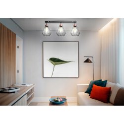 LAMPA plafon SUFITOWA ŻYRANDOL loft BRYLANT DRUT B