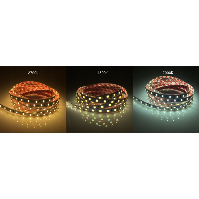 Taśma LED SMD5050 12V 60diod 14W na 1mb multiwhite CCT