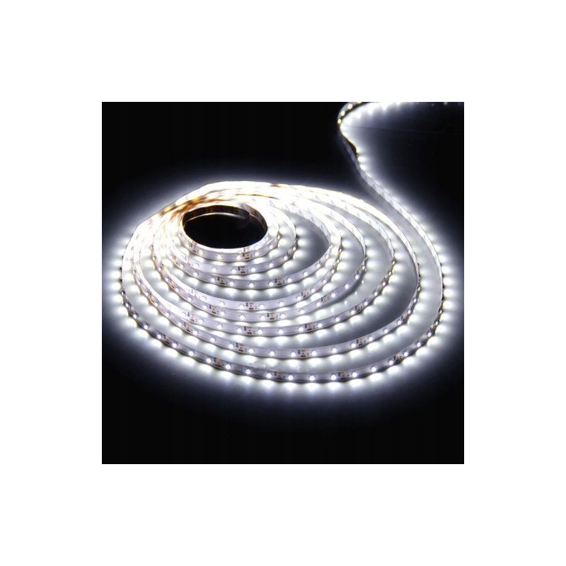 TAŚMA LED ZIG ZAG do zakrętów SKRĘTNA Typ S gięta 12V 7,2W/m IP20 6mm 1m CW