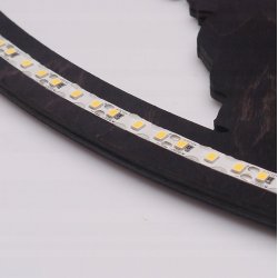 TAŚMA LED ZIG ZAG do zakrętów SKRĘTNA Typ S gięta 12V 7,2W/m IP20 6mm 1m CW