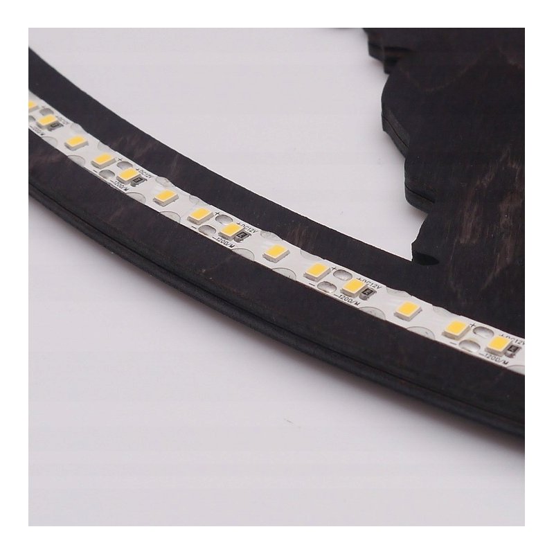 TAŚMA LED ZIG ZAG do zakrętów SKRĘTNA Typ S gięta 12V 7,2W/m IP20 6mm 1m CW