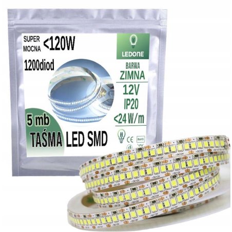 SUPER MOCNA 12V Taśma 1200...