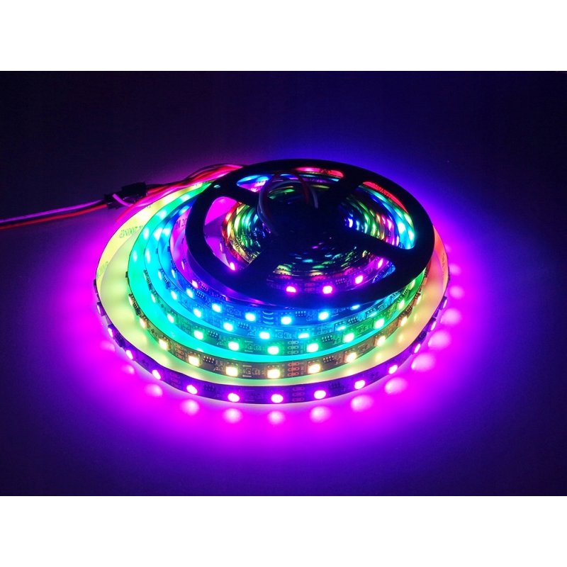 Taśma led RGB IP20 smd 300d 12V 70W Magic WS2811 adresowalna cyfrowa 5m
