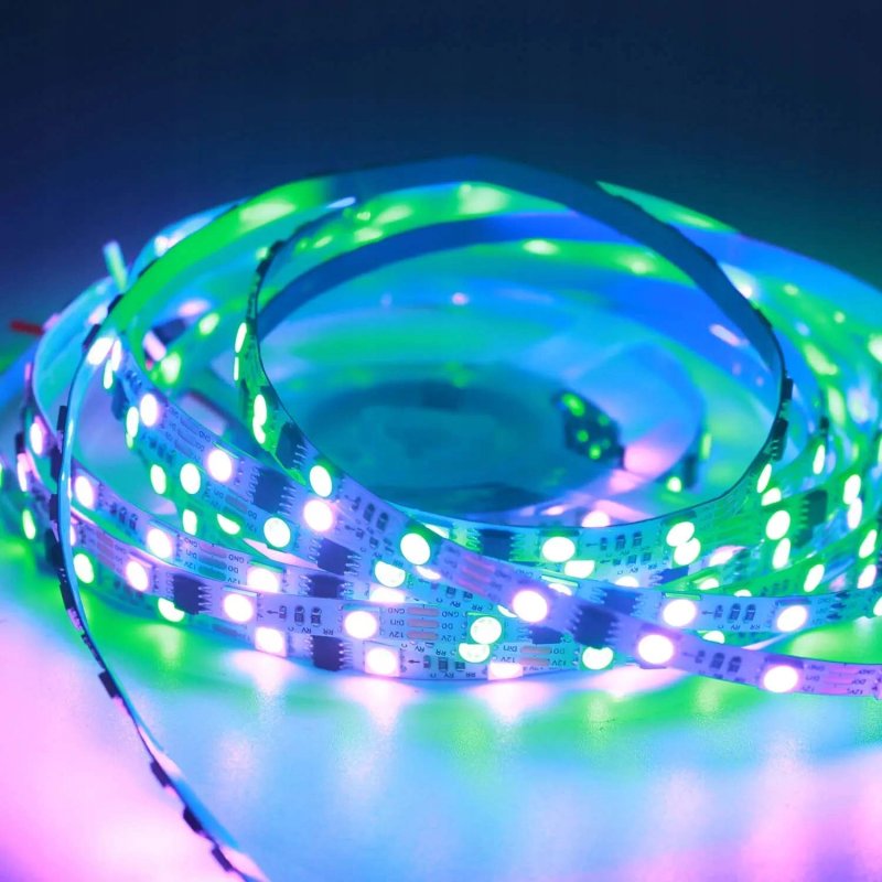 Taśma led RGB IP20 smd 300d 12V 70W Magic WS2811 adresowalna cyfrowa 5m