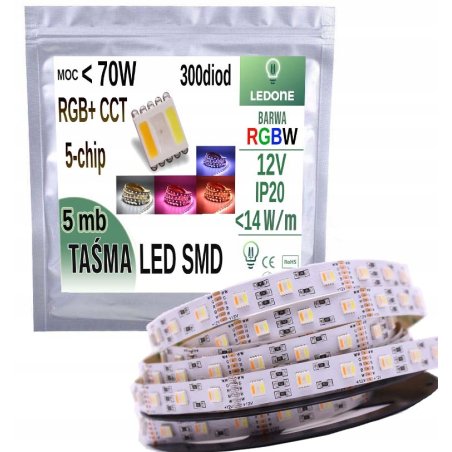 Taśma LED PREMIUM RGB+CCT...