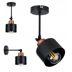 LAMPA WISZĄCA sufitowa ŻYRANDOL kinkiet loft KUBEK