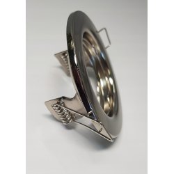 OPRAWA HALOGENOWA LED STAŁA SATYNA + GNIAZDO GU10