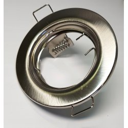 OPRAWA HALOGENOWA LED STAŁA SATYNA + GNIAZDO GU10