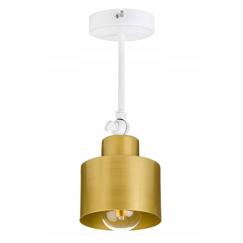 LAMPA KINKIET ścienny regulowany loft metal złoty