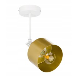 LAMPA KINKIET ścienny regulowany loft metal złoty