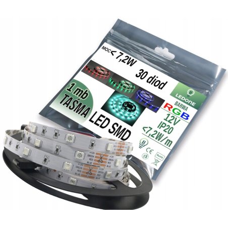 TAŚMA LED 12V 5050 30LED...