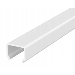 PROFIL ALU PŁASKI do taśm LED + KLOSZ WYSOKI 2mb