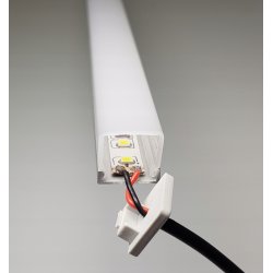 PROFIL ALU PŁASKI do taśm LED + KLOSZ WYSOKI 2mb