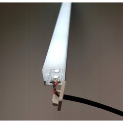 PROFIL ALU PŁASKI do taśm LED + KLOSZ WYSOKI 2mb