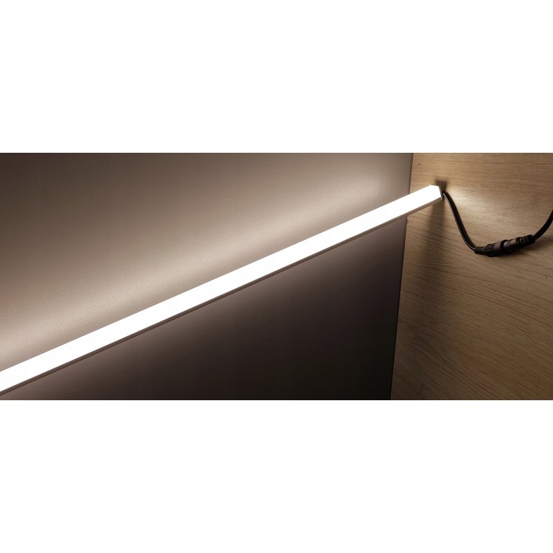 PROFIL ALU PŁASKI do taśm LED + KLOSZ WYSOKI 2mb