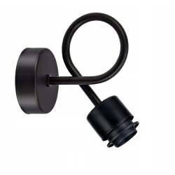 Lampa kinkiet ścienny stały kręcony LOFT klosz kula 36 Drewno na 1x e27