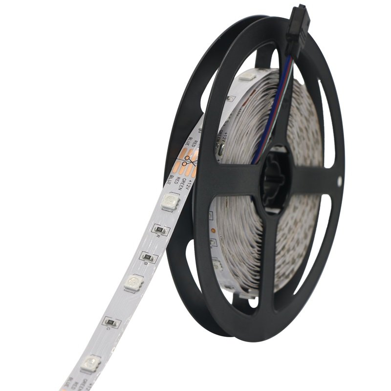 LED RGB 5050 ZESTAW TAŚMA 10m PILOT DOTYKOWY ZASIL