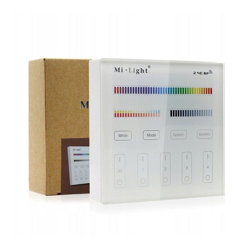 Pilot Panel Milight T4 RGB CCT RGBW 4-strefy 230V