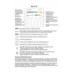 Pilot Panel Milight T4 RGB CCT RGBW 4-strefy 230V