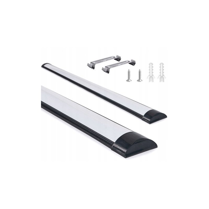 Lampa LED Panel Oprawa Natynkowa long Czarna 120cm 36W 4000K Neutralna