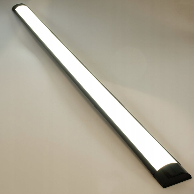 Lampa LED Panel Oprawa Natynkowa long Czarna 120cm 36W 4000K Neutralna