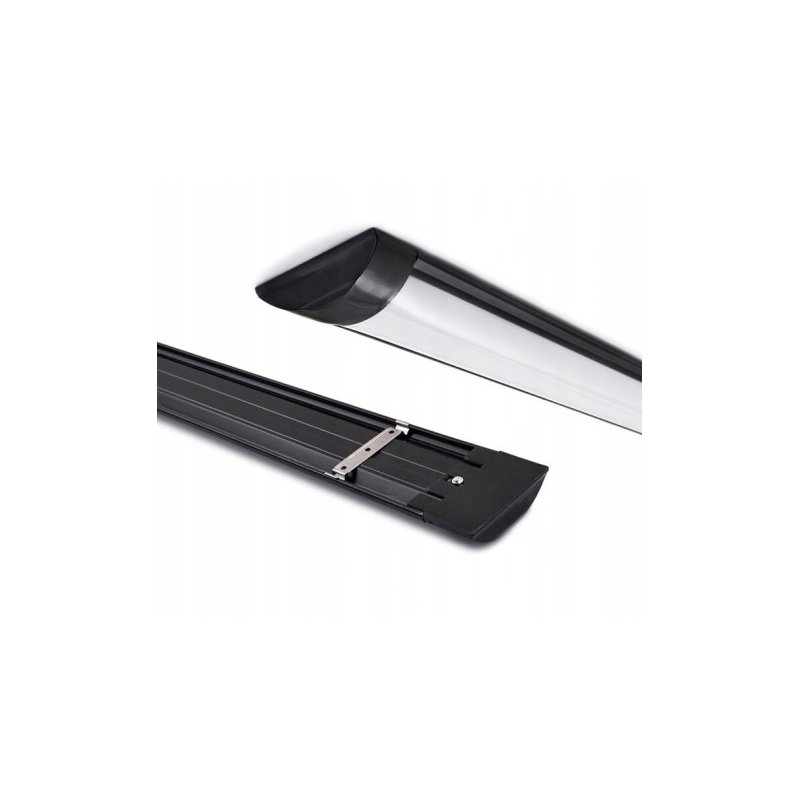 Lampa LED Panel Oprawa Natynkowa long Czarna 120cm 36W 4000K Neutralna