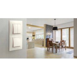 RAMKA PODWÓJNA do systemu OSPEL ARIA R-2 BIAŁA