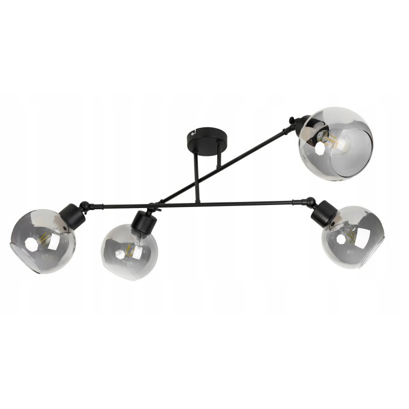 LAMPA sufitowa żyrandol regulowany LOFT ruch 4 E27