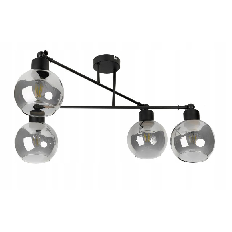 LAMPA sufitowa żyrandol regulowany LOFT ruch 4 E27