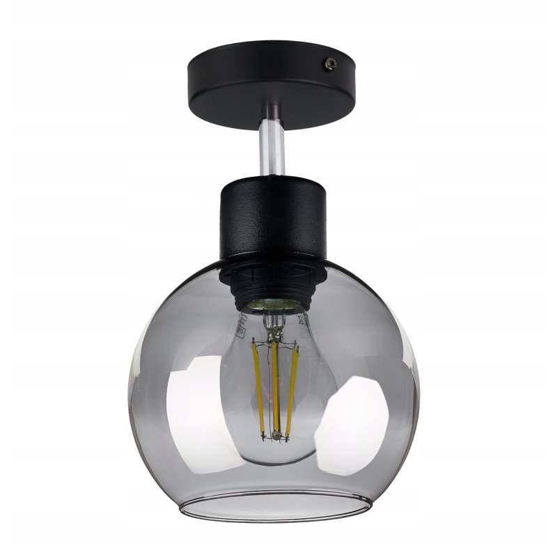 LAMPA KINKIET żyrandol ruchomy LOFT szklany KULA