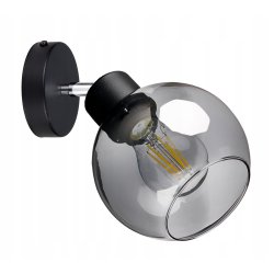 LAMPA KINKIET żyrandol ruchomy LOFT szklany KULA