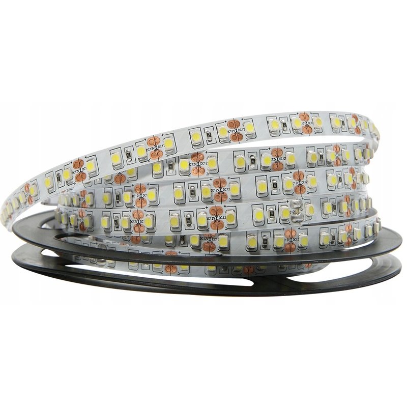 MOCNA 12V 16W/m Taśma LED PREMIUM 2835 600 IP20 5m