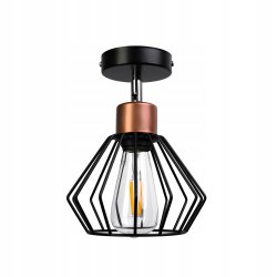 LAMPA KINKIET ŚCIENNY regulowany loft BRYLANT drut