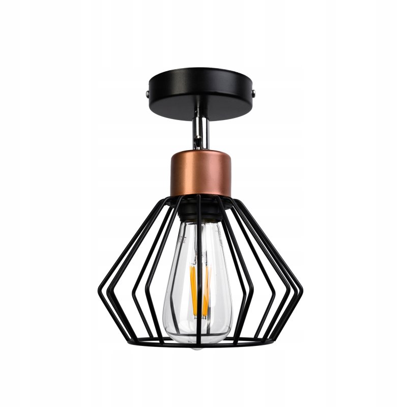 LAMPA KINKIET ŚCIENNY regulowany loft BRYLANT drut