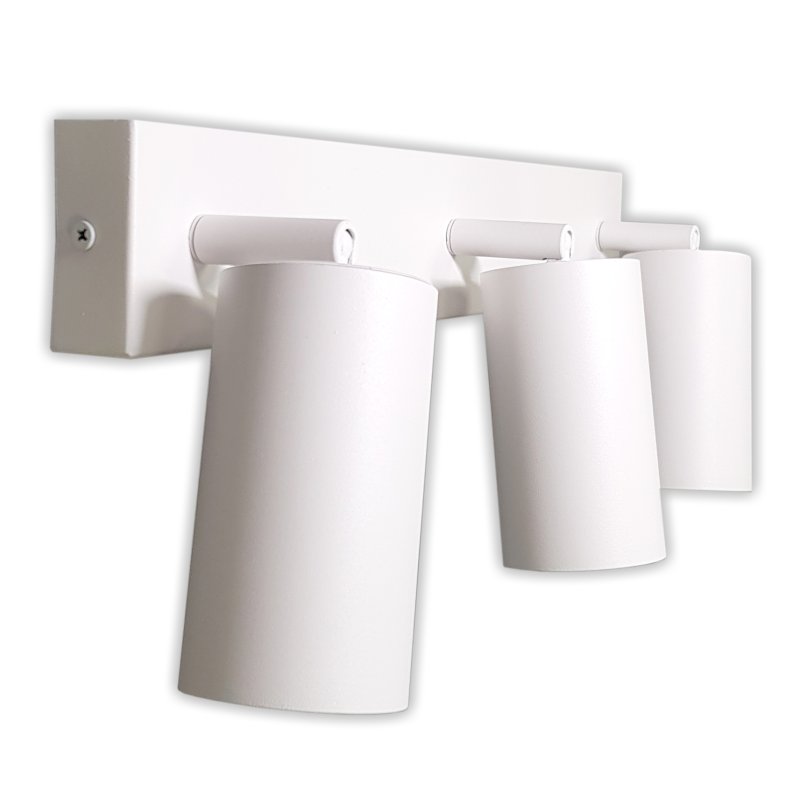 LAMPA sufit KINKIET ŚCIENNY regulowany SPOT 3 GU10