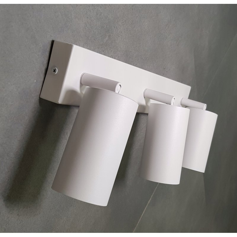 LAMPA sufit KINKIET ŚCIENNY regulowany SPOT 3 GU10