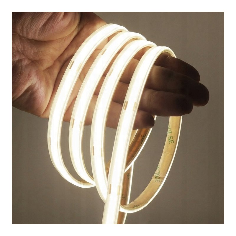 1mb TAŚMA LED COB 48V 8W IP67 NEON PRO linia NEUTRAL termococon wodoodporna