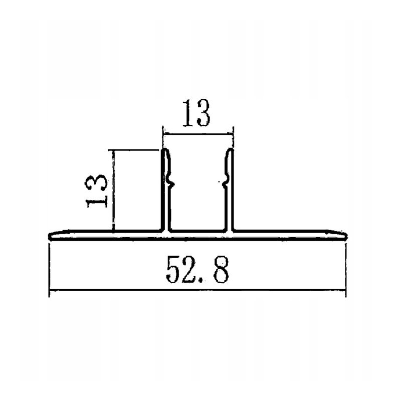 PROFIL ALUMINIOWY SREBRNY do taśm led do PŁYTEK gips + KLOSZ 1m