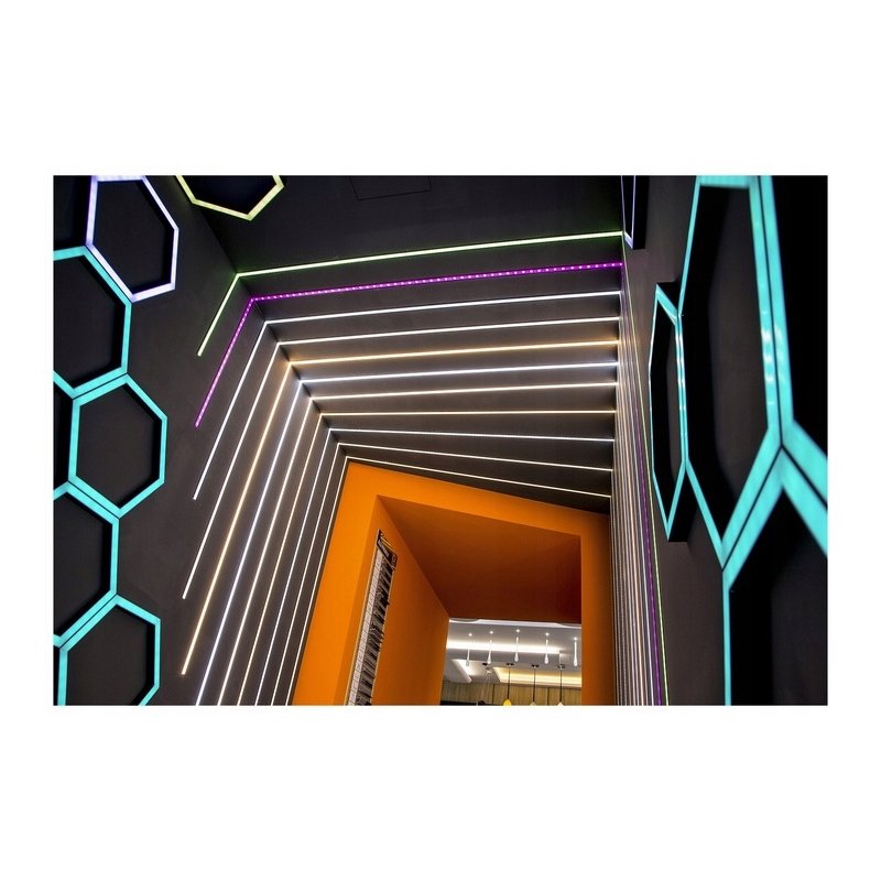 PROFIL ALUMINIOWY SREBRNY do taśm led do PŁYTEK gips + KLOSZ 1m