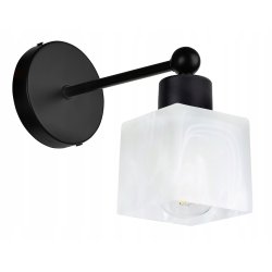 LAMPA KINKIET ścienny stały loft Klosz SZKLANY