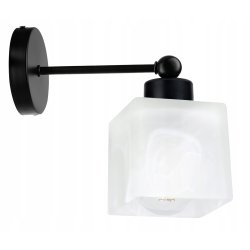 LAMPA KINKIET ścienny stały loft Klosz SZKLANY