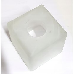 LAMPA KINKIET ścienny stały loft Klosz SZKLANY