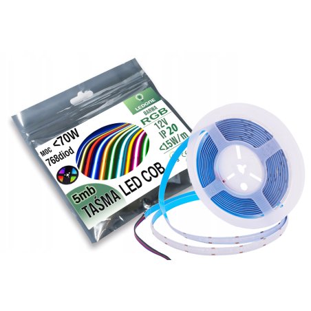 Taśma LED COB kolor RGB 12V...