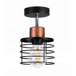 LAMPA sufitowa żyrandol plafon LOFT drut SPRĘŻYNA