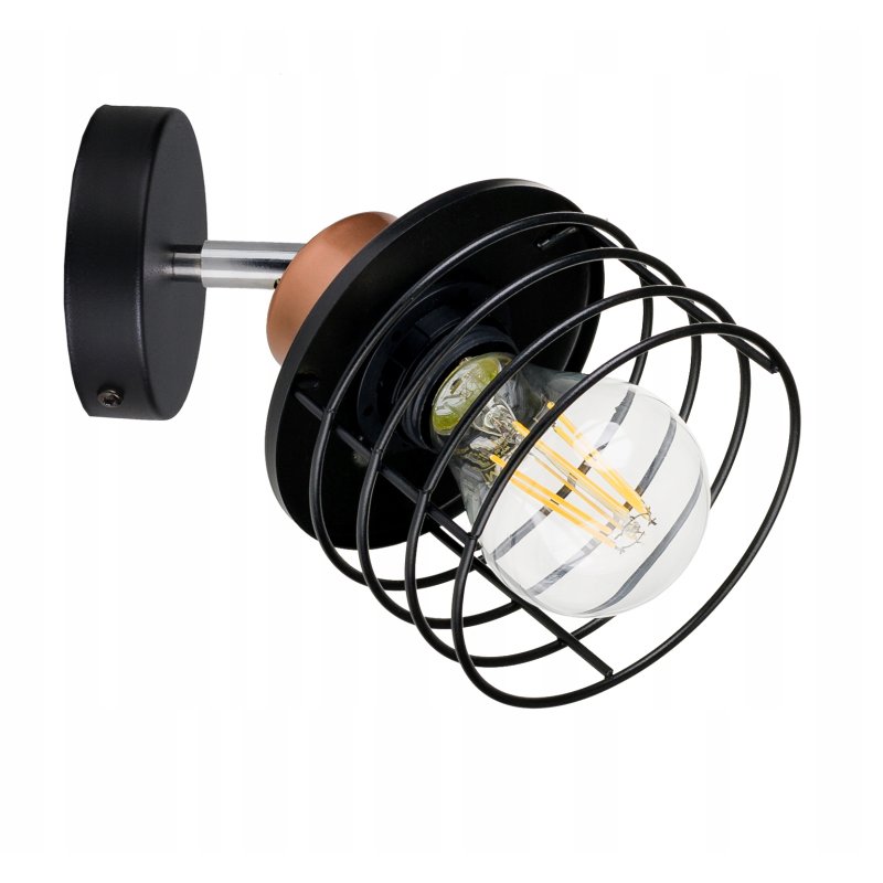 LAMPA sufitowa żyrandol plafon LOFT drut SPRĘŻYNA