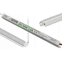 Zasilacz napięciowy 24V 84W 3,5A ultra slim montażowy do taśm LED cienki