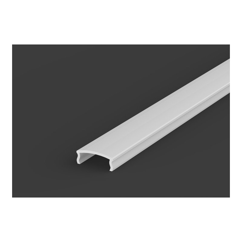 KLOSZ PCV do PROFILI ALU 4mm do LED 2m MLECZNY C1